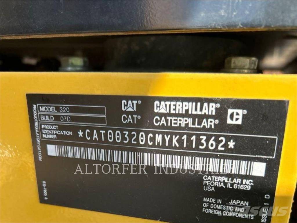 CAT 320-07 Bageri guseničari
