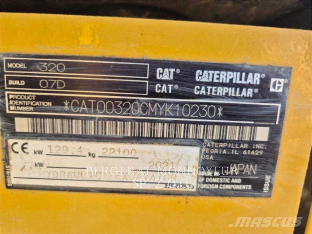 CAT 320-07 Bageri gusjeničari