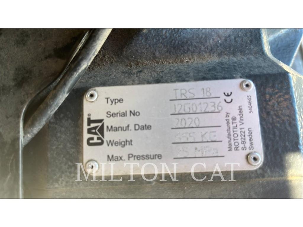 CAT 320/323/325 TRS18 ROTATOR S70-S70 W/ GRAPPLE MODUL Garras