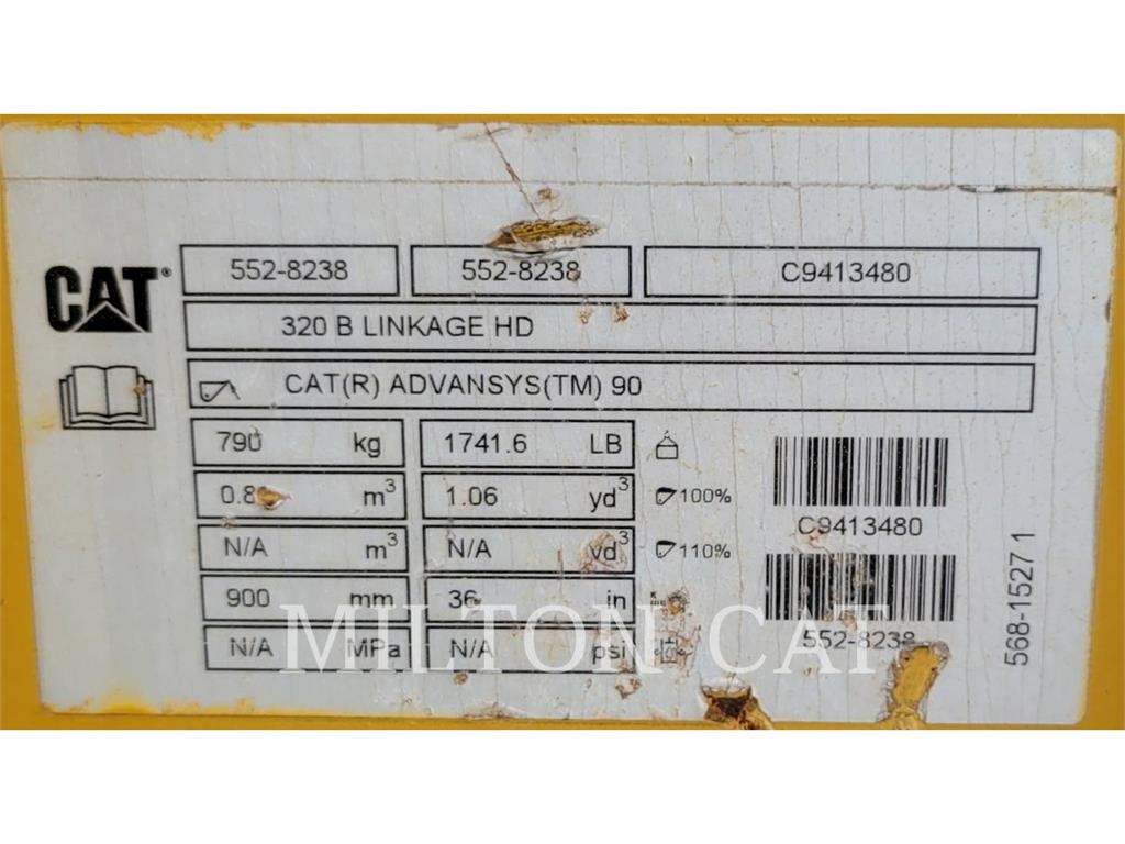 CAT 320-325 36IN HEAVY DUTY BUCKET Kovalar