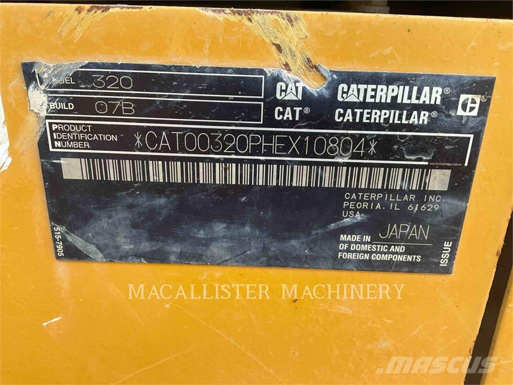 CAT 320 PQZ1 Bageri gusjeničari