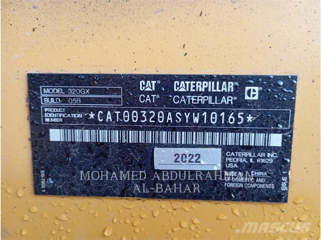 CAT 32005GX Kāpurķēžu ekskavatori