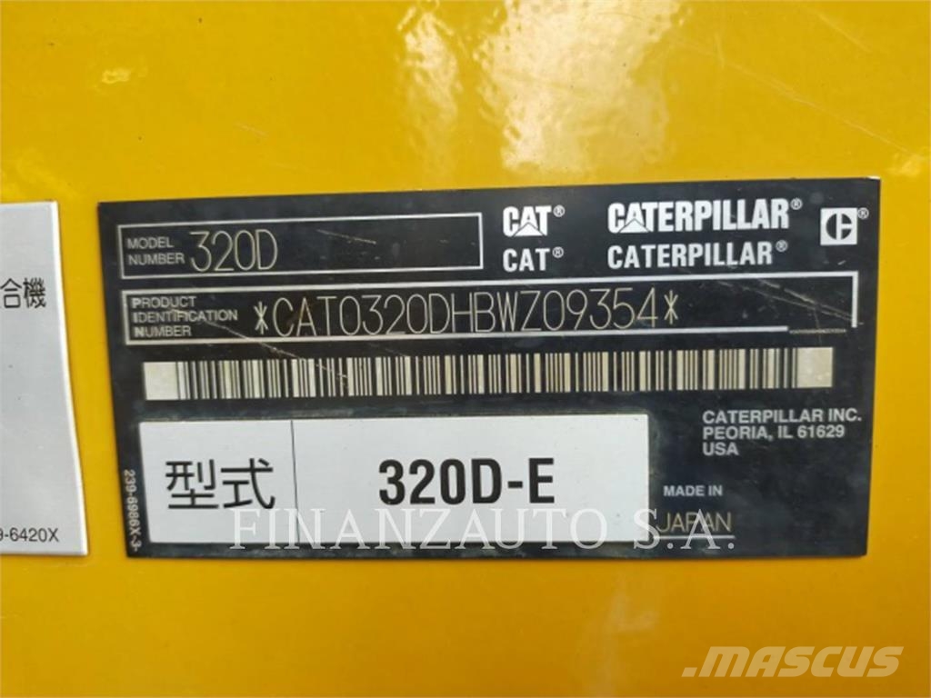 CAT 320DLIM Εκσκαφείς με ερπύστριες
