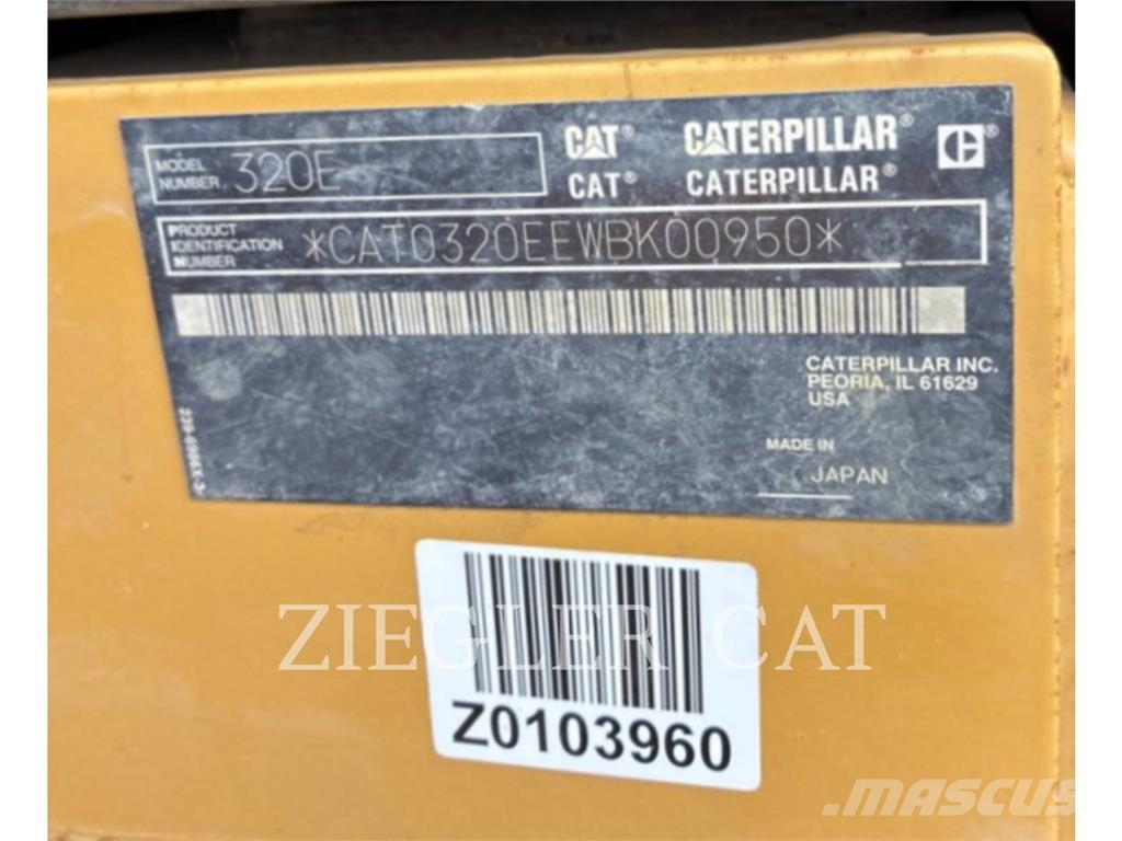 CAT 320E Beltegraver