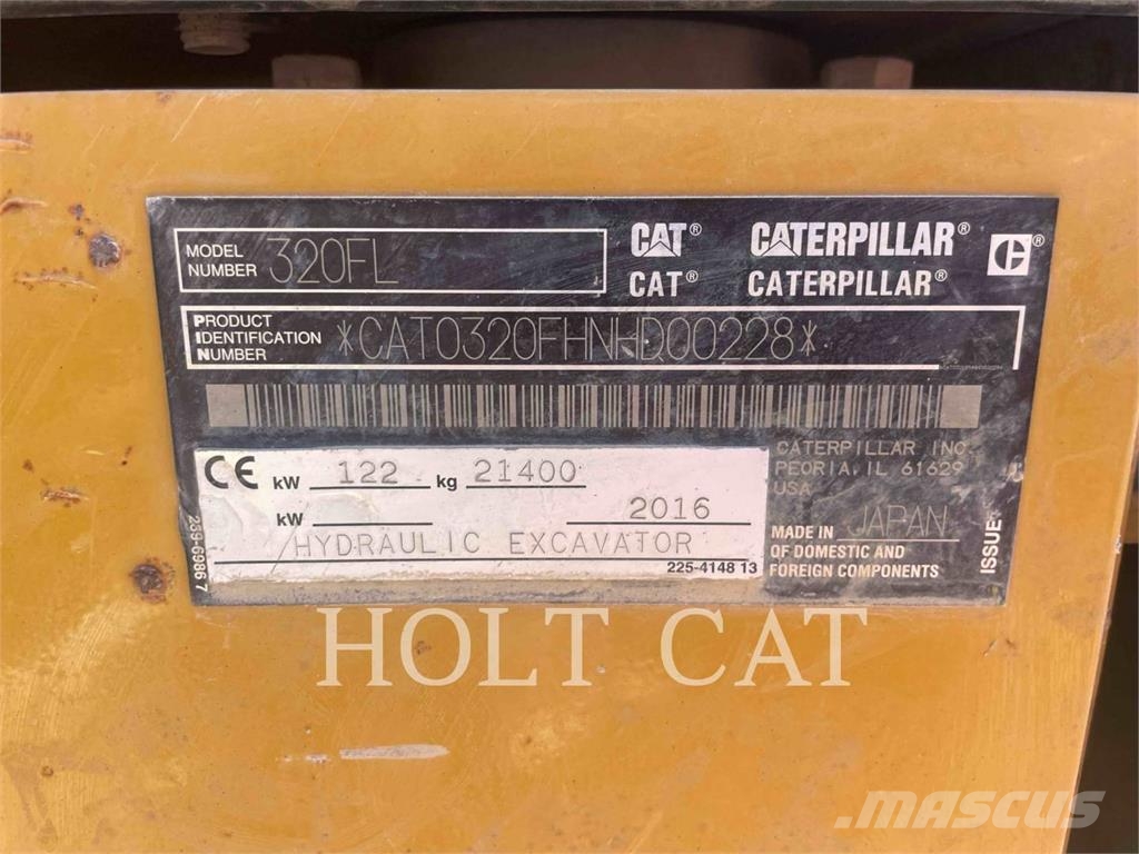 CAT 320FL Bagri goseničarji