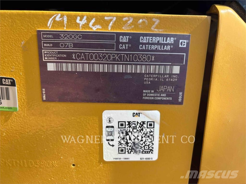 CAT 320GC Telakaivukoneet