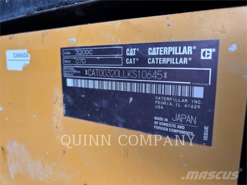 CAT 320GC Gravemaskiner på larvebånd
