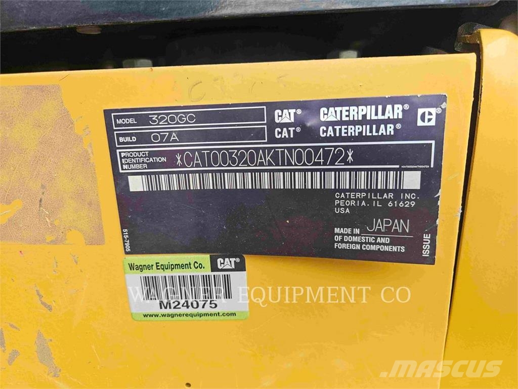 CAT 320GC Crawler excavators