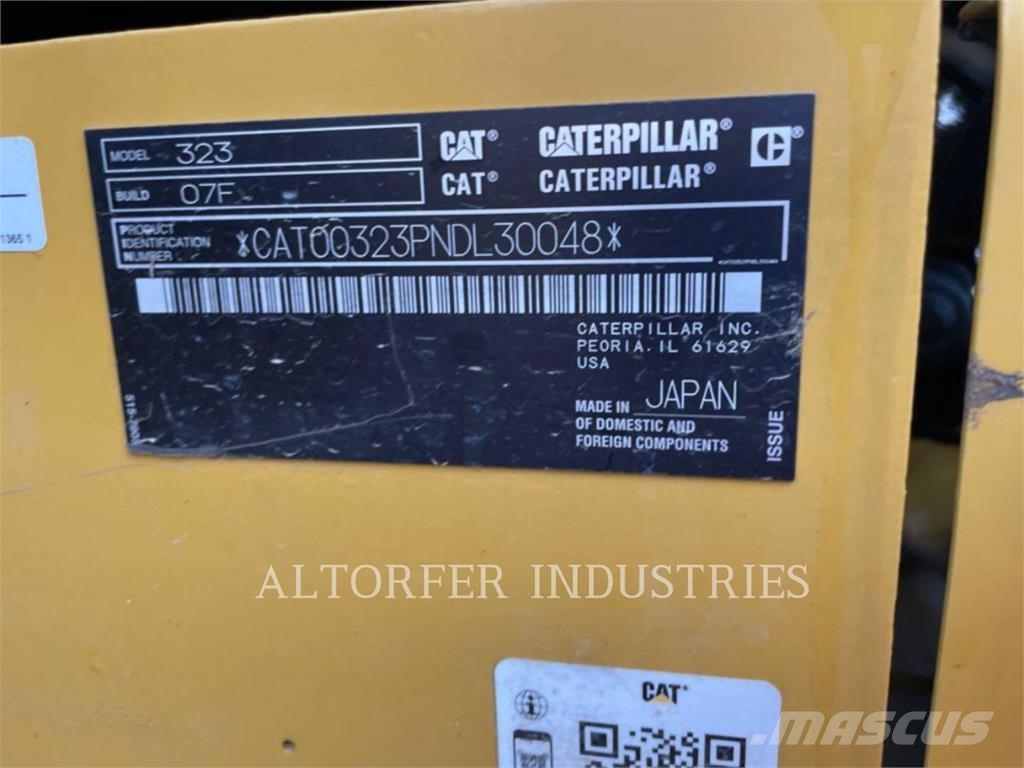 CAT 323-07 대형 굴삭기 29톤 이상