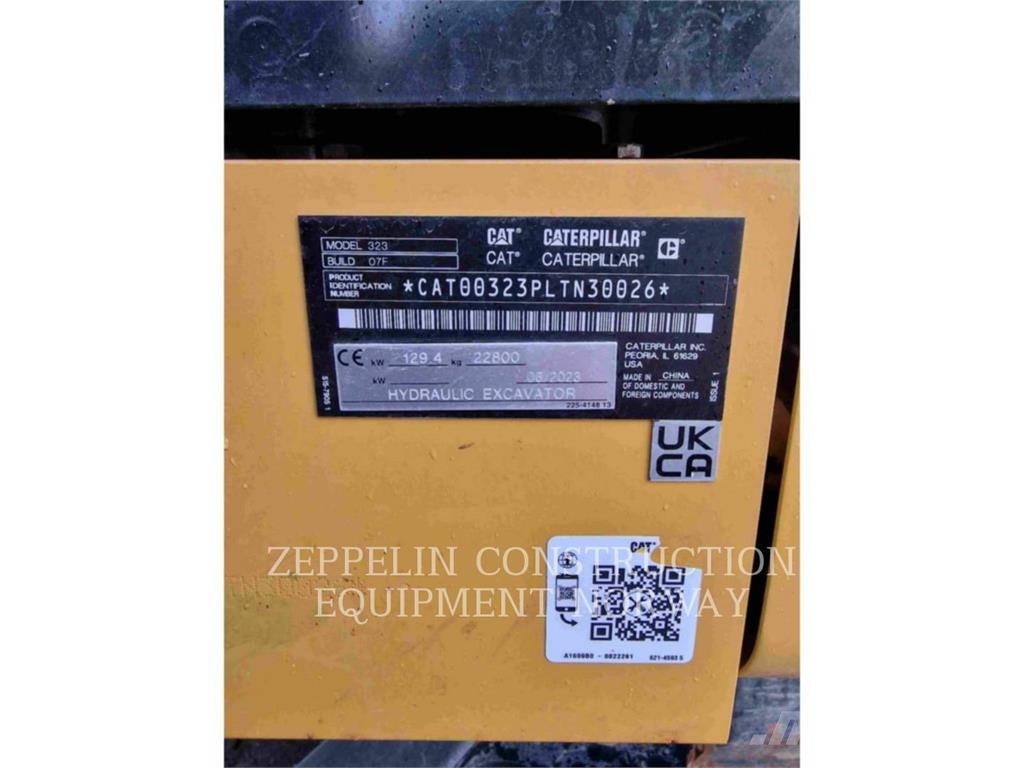 CAT 323-07 Bagri goseničarji