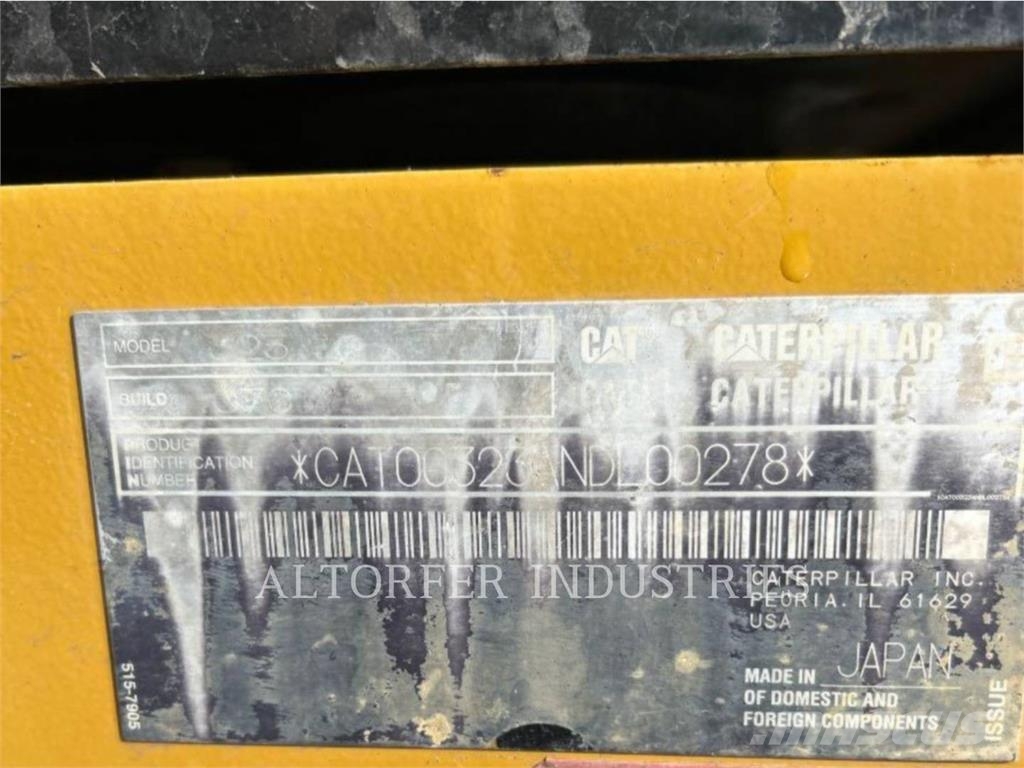 CAT 323-07 Bagri goseničarji