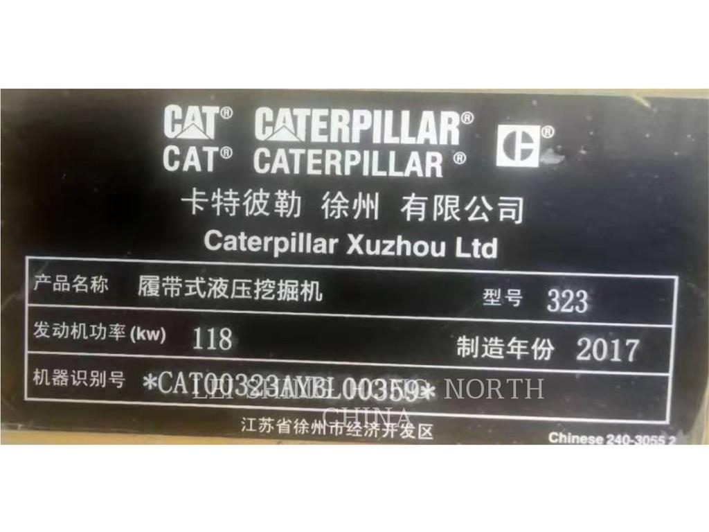 CAT 323-07 Escavadeiras de esteiras