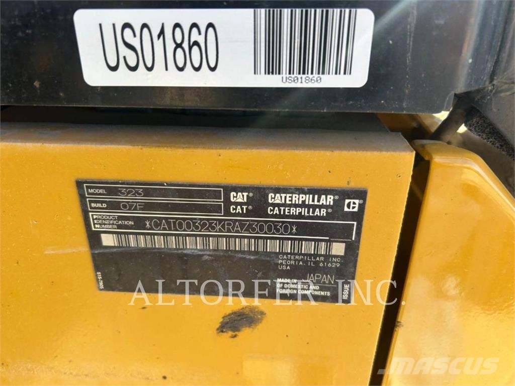 CAT 323-07 HAM Bagri goseničarji
