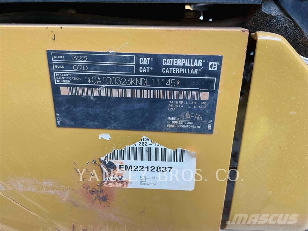 CAT 323 QC Crawler excavators