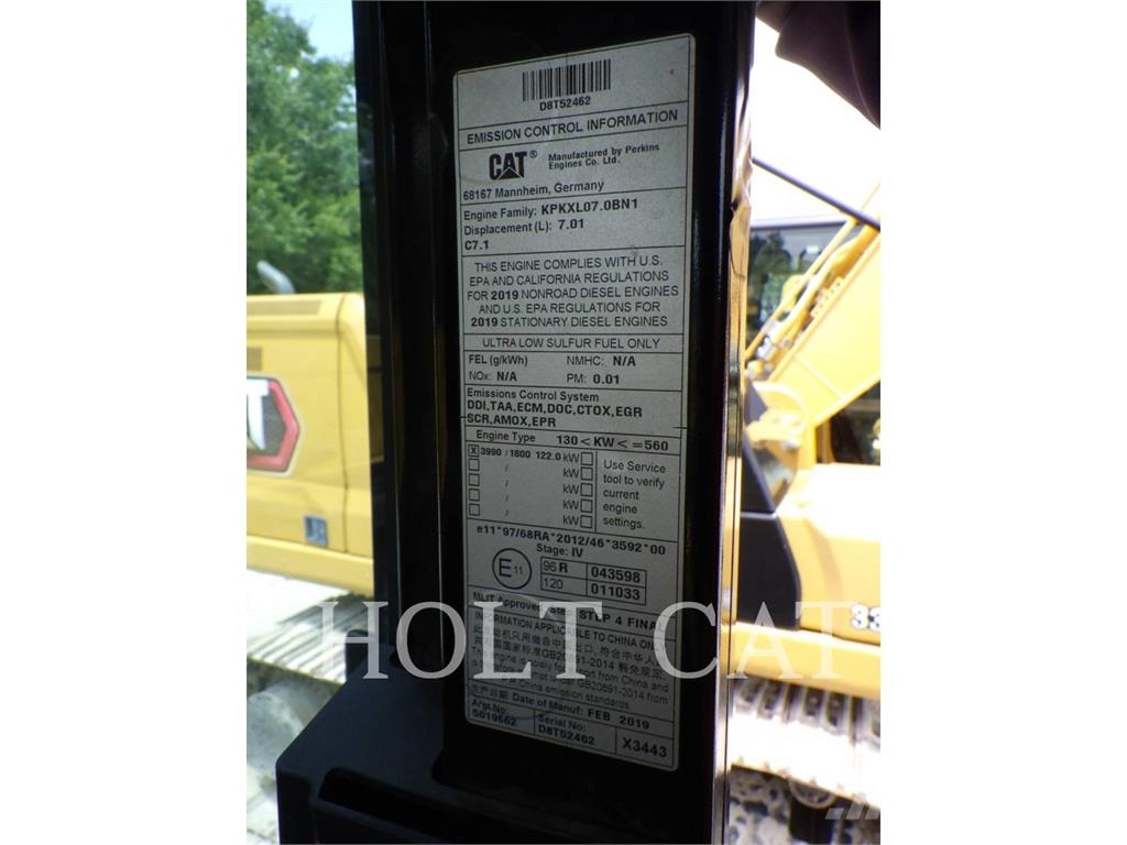 CAT 32307 Escavadeiras de esteiras