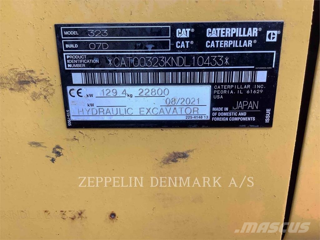CAT 32307 Rupsgraafmachines