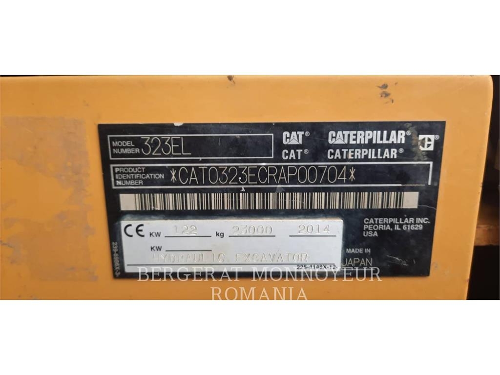 CAT 323EL 履带挖掘机