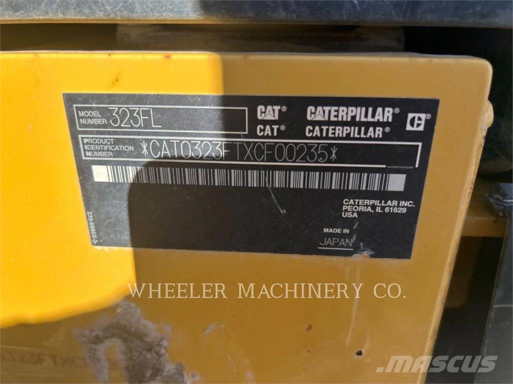 CAT 323F L CF Lánctalpas kotrók