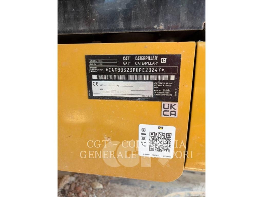CAT 323LN Bageri guseničari