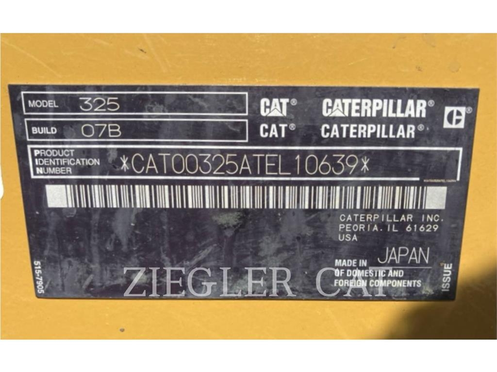 CAT 325 Lánctalpas kotrók