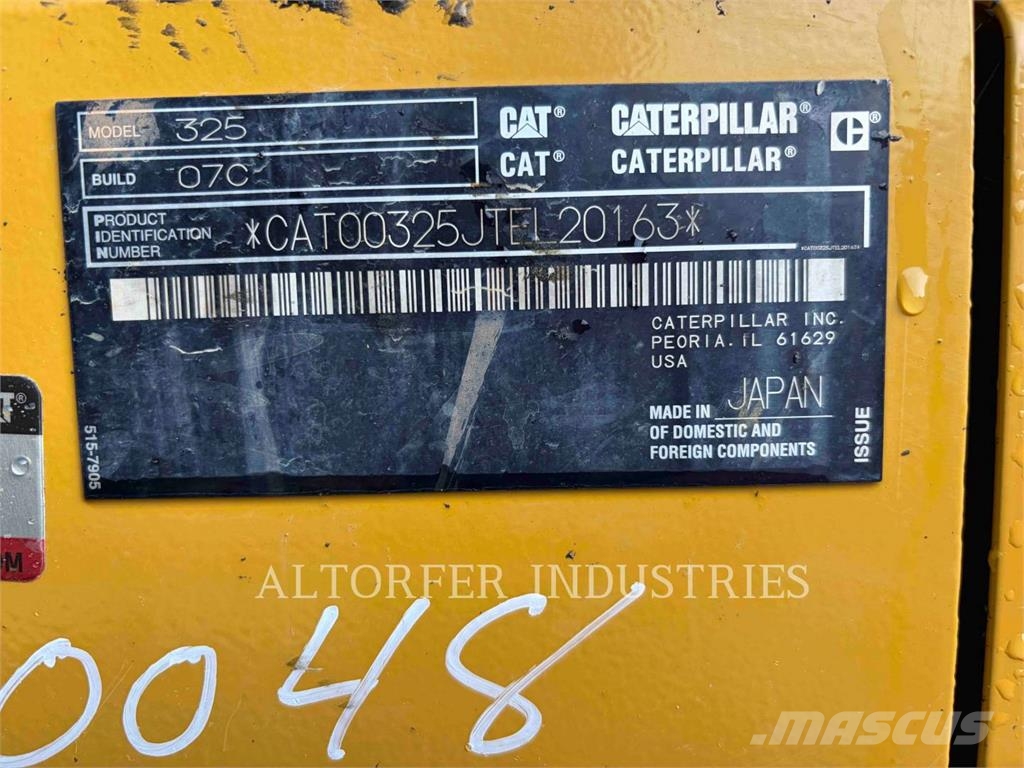 CAT 325-07 Bagri goseničarji