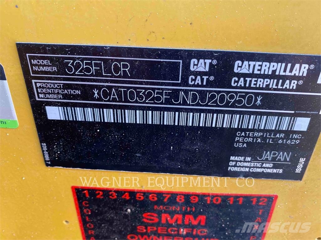 CAT 325FL Excavadoras sobre orugas