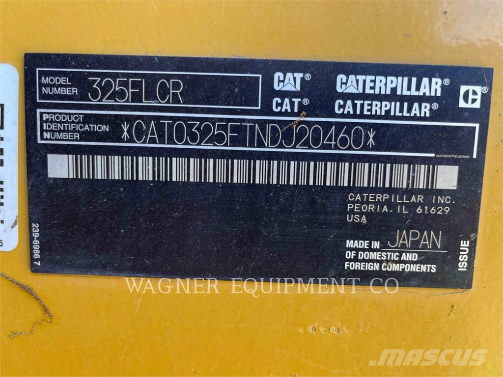 CAT 325FL CRTC Escavatori cingolati