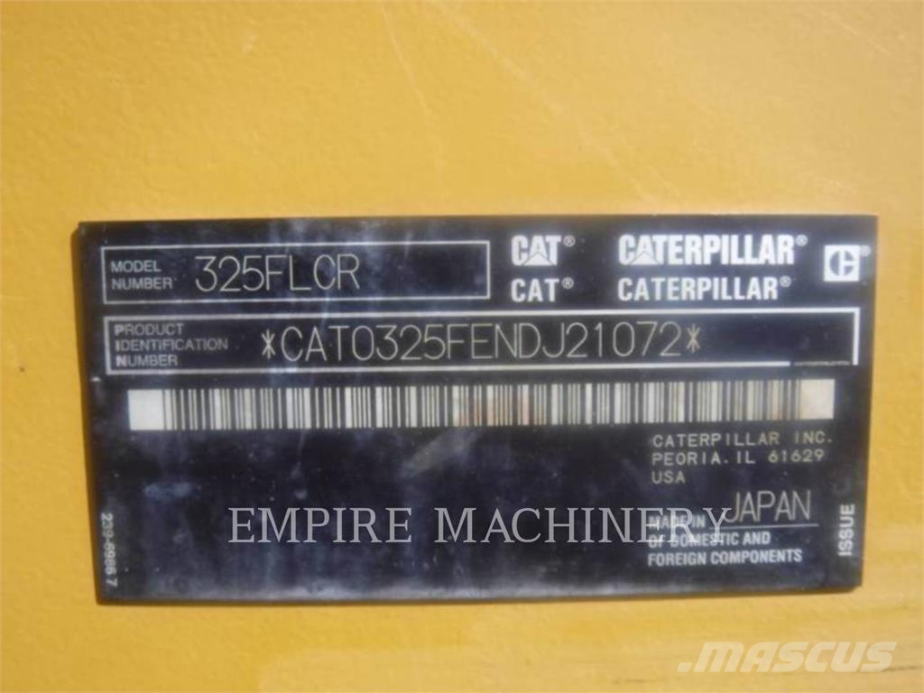 CAT 325FL TH Excavadoras sobre orugas