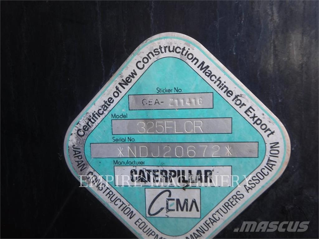 CAT 325FLCR Верижен екскаватор