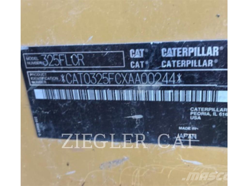 CAT 325FLCR Gravemaskiner på larvebånd