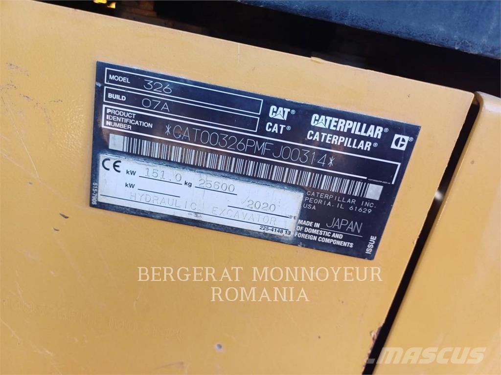 CAT 326-07 Bageri guseničari