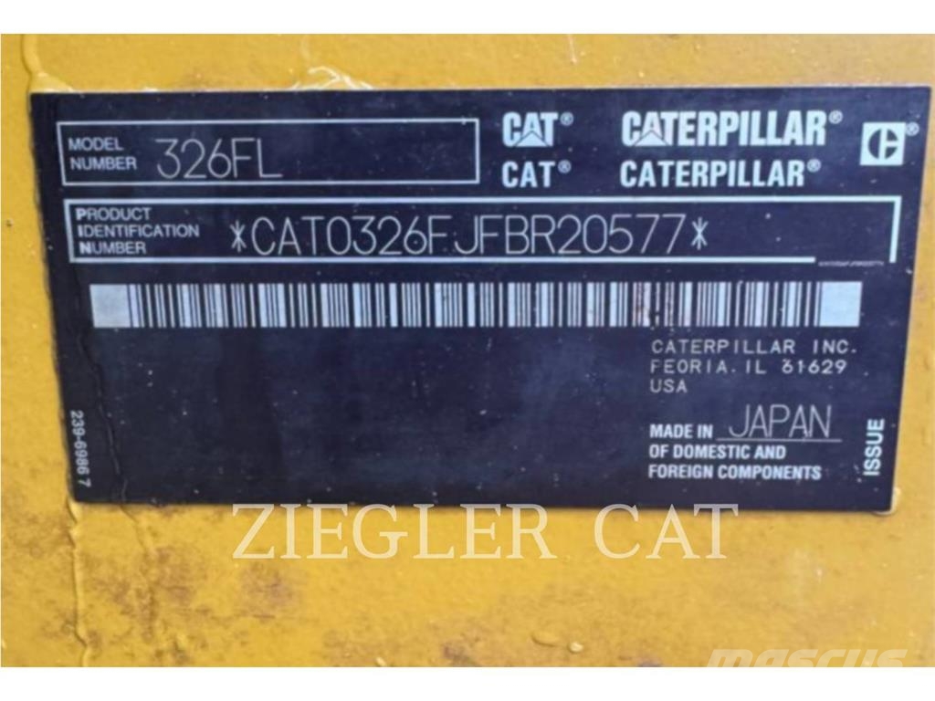 CAT 326F Escavatori cingolati