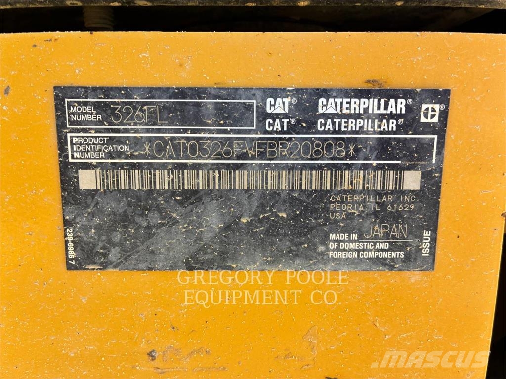 CAT 326FL Escavatori cingolati