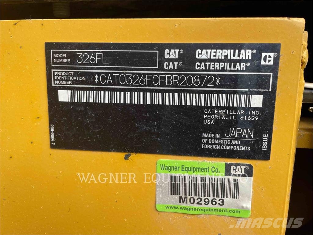 CAT 326FL Escavatori cingolati