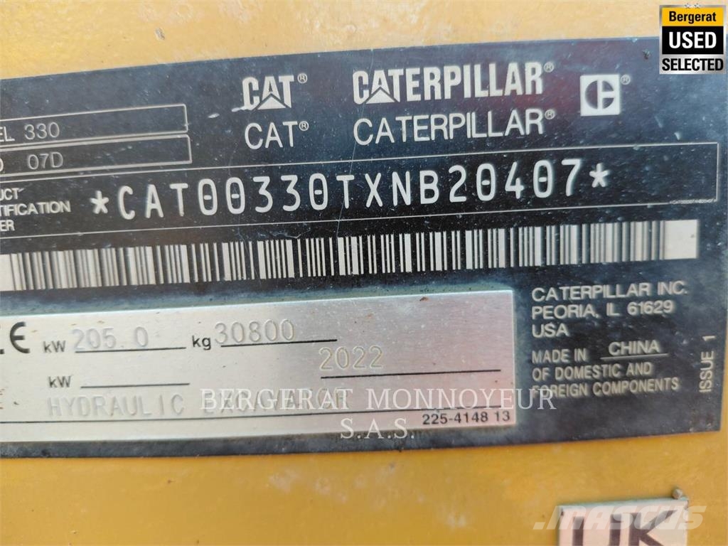 CAT 330 حفارات زحافة