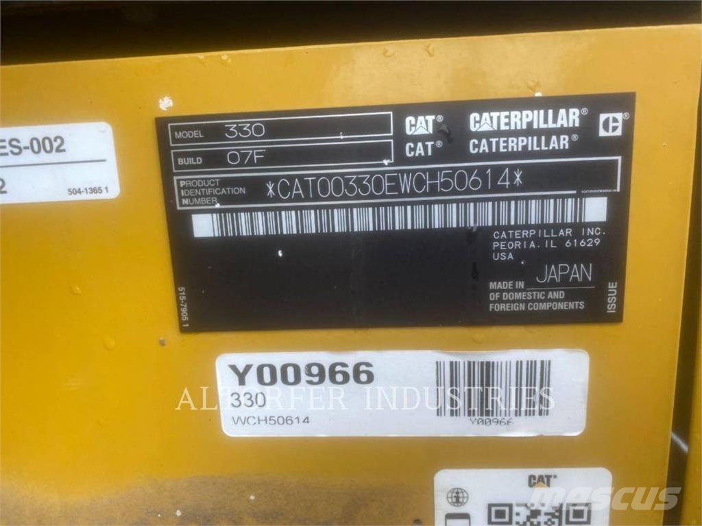 CAT 330-07 Excavatoare pe șenile