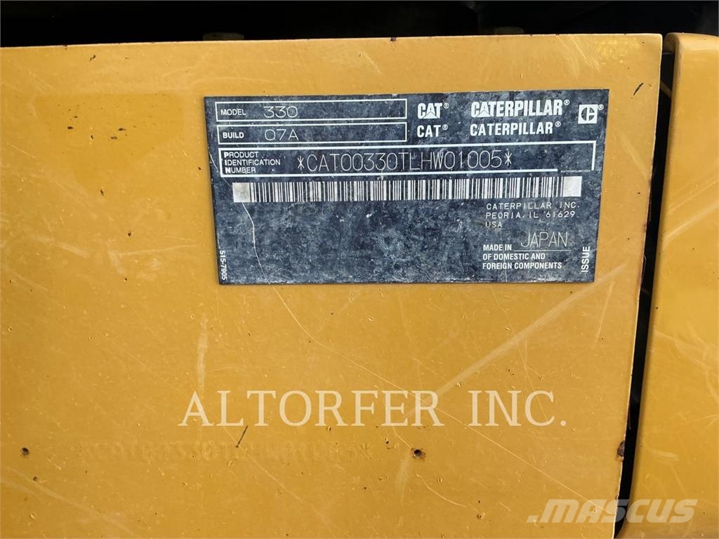 CAT 330-07 Excavadoras de cadenas