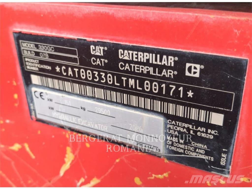 CAT 330-07GC Crawler excavators