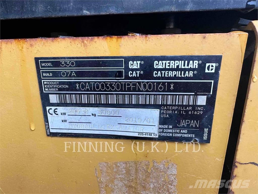 CAT 330 2D Crawler excavators