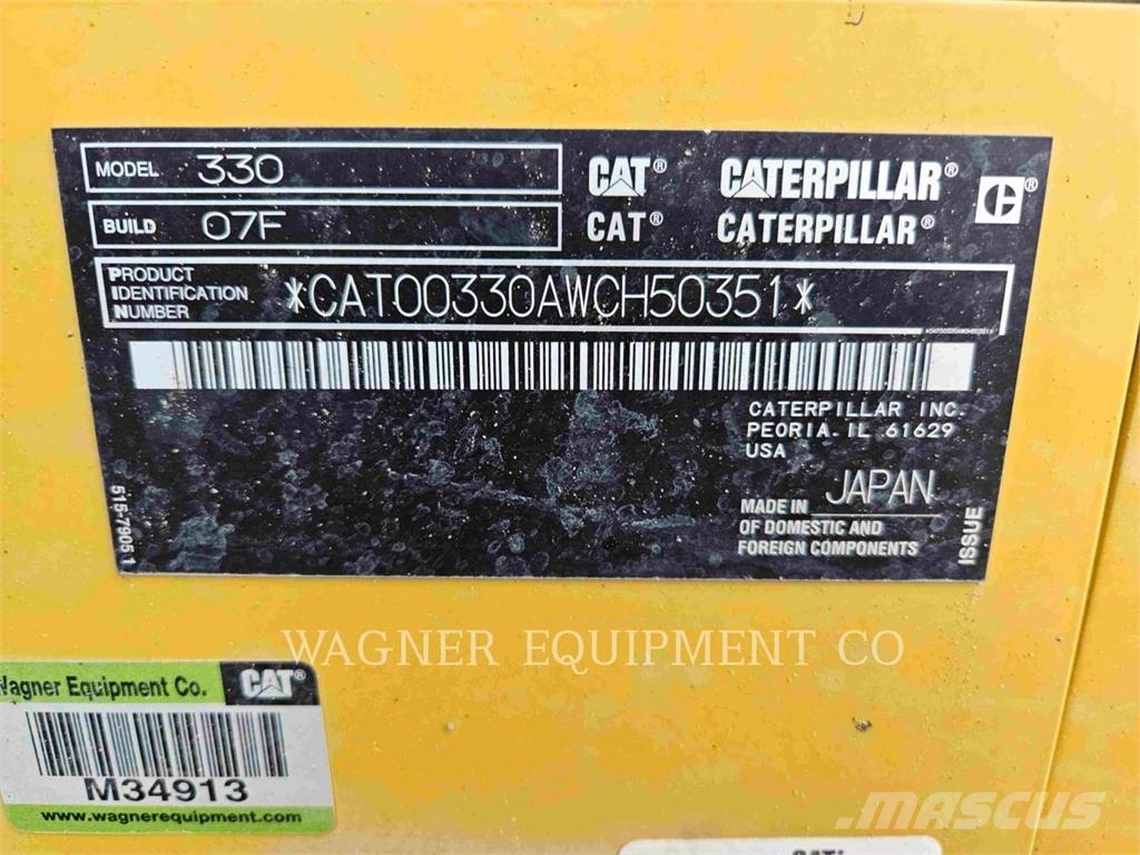 CAT 33007 Lánctalpas kotrók