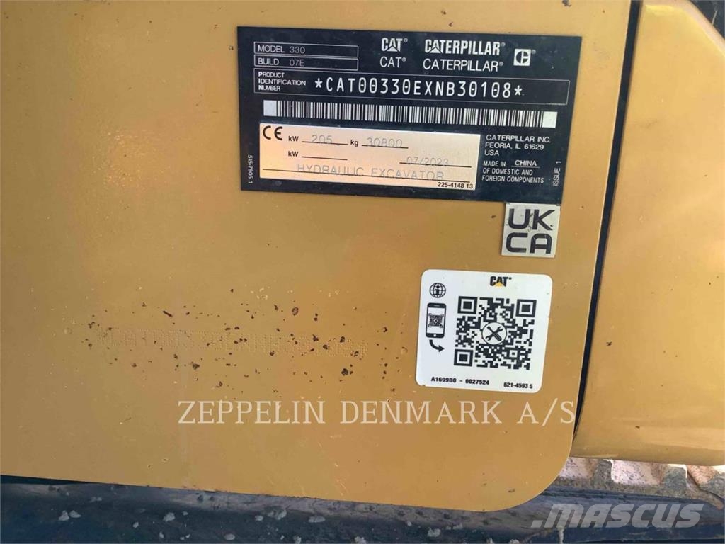 CAT 33007 Gravemaskiner på larvebånd