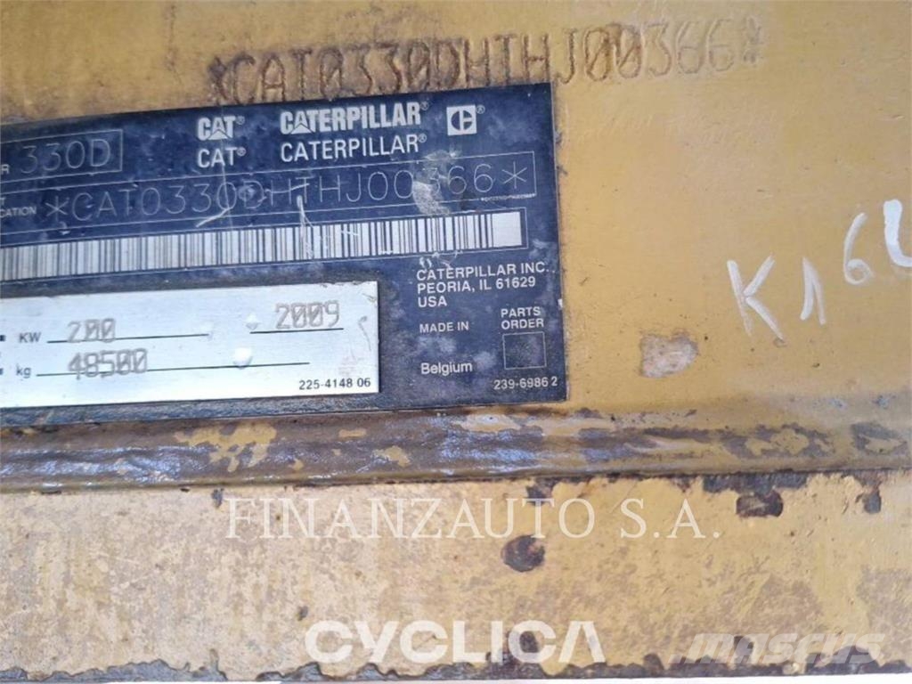 CAT 330DL Pásové rýpadlá