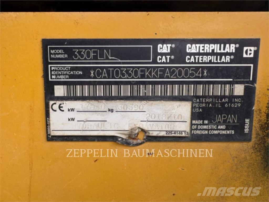CAT 330FLN Lánctalpas kotrók