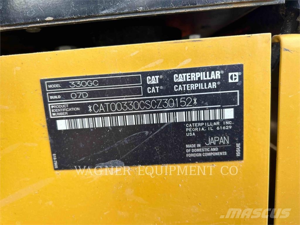 CAT 330GC Escavatori cingolati