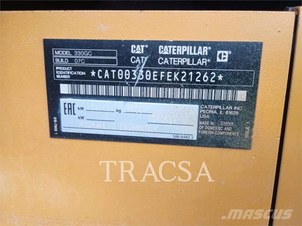CAT 330GC Koparki gąsienicowe