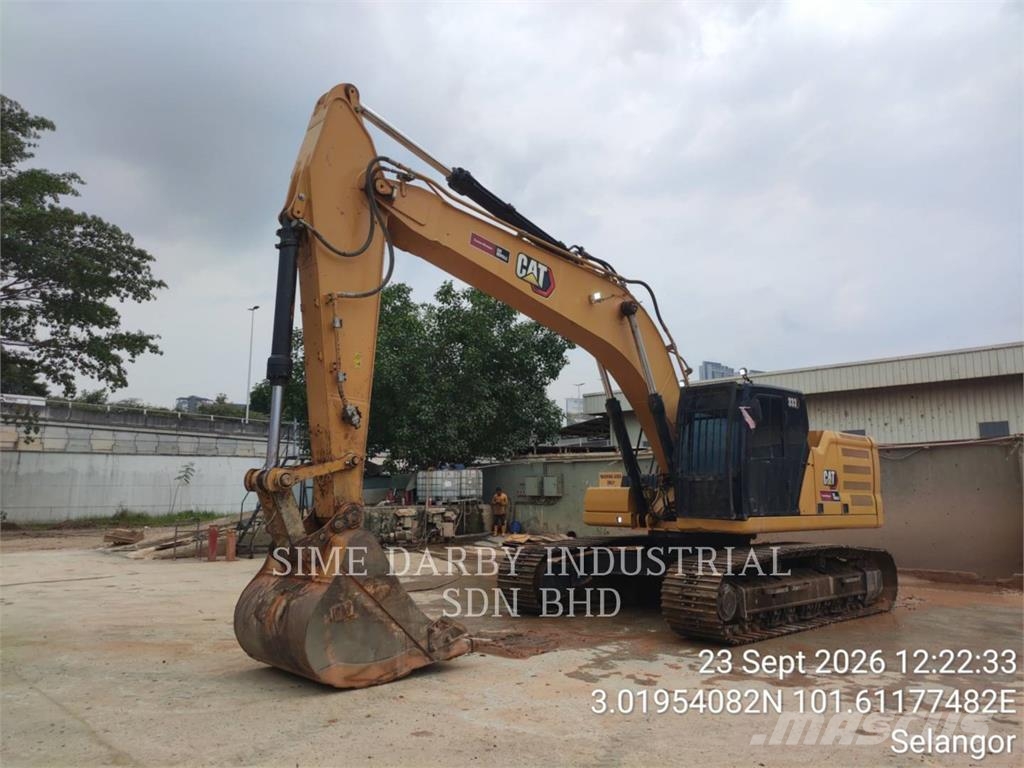 CAT 333-07 Pásové rýpadlá