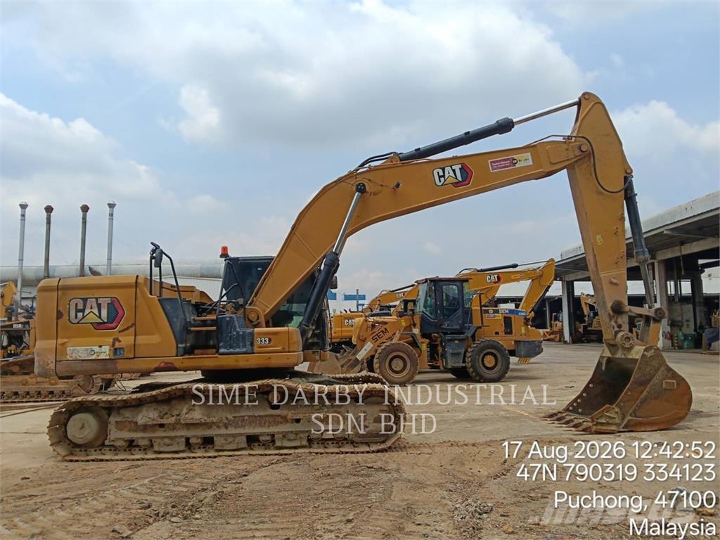 CAT 333-07 Pásové rýpadlá
