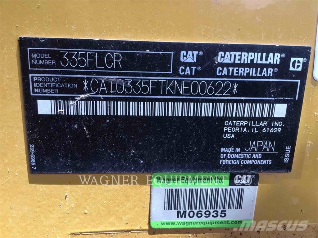 CAT 335FL CR Raupenbagger