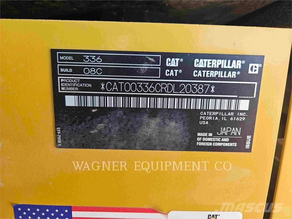 CAT 336 Gravemaskiner på larvebånd