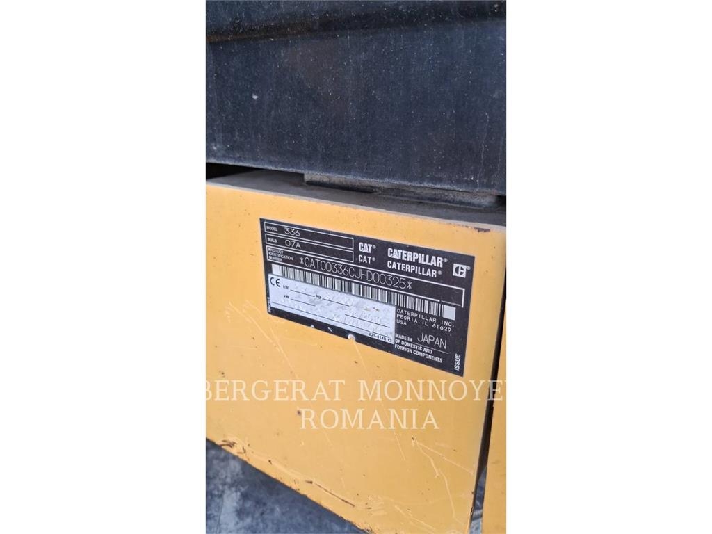 CAT 336-07 Rupsgraafmachines